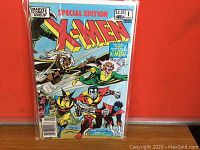 Front cover of Special Edition X-Men comic book showing various X-Men characters in action, with the Marvel Comic Group logo and priced at $2.25.