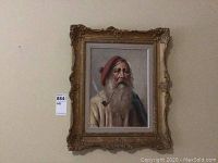 Full front view of painting and frame showing overall condition and composition