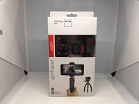 Front view of unopened Joby GorillaPod Action GripTight Kit box showing product and packaging details.