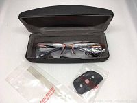 Bolle Laval eyeglasses in hard case with cloth and small parts
