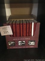 Overall boxed set of The Oxford Sherlock Holmes complete novels and short stories by Arthur Conan Doyle, 12 hardcover volumes in original slipcase.