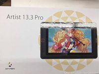 Outer packaging box showing Artist 13.3 Pro branding
