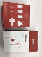 Boltune earbuds original packaging box showing model and illustrations
