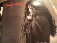 Jody Watley LP album cover featuring a black and white photo of a woman with long hair in a textured garment.