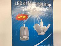 Box showing 'LED deformable lamp' with GOVEE branding, indicating new model with SKU H6012713 and model H6012