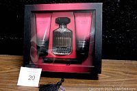Victoria's Secret Intense Eau De Parfum 4-piece gift set in black box with clear plastic front showing all 4 items.