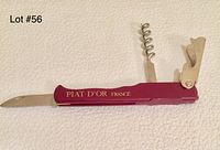 Image showing the corkscrew, opener, and blade unfolded and detailed.