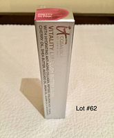 Photo of product box showing the 'Pretty in Pink' shade label and brand details.