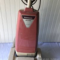 Front view of Panasonic Jet-Flo upright vacuum cleaner model MC-5155 showing the body, branding, and vacuum base.