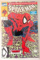 Front cover image of the Spider-Man comic book showing character and title as 'Torment Part One of Five'.