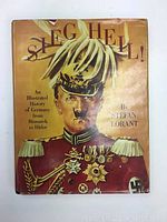 Front cover of the book featuring an illustrated portrait of a German military figure with medals and feathers on the helmet, with partial swastika armband shown.