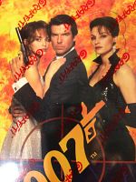 James Bond 007 Goldeneye trading card box front with main characters pictured - Pierce Brosnan and co-stars.