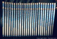 Full set of 25 hardbound books from the Time Life Series The Civil War, showing spines with titles and blue text.