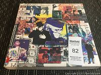 Outer box cover of the Elton John 'To Be Continued' 4 CD box set showing colorful collage artwork featuring images of Elton John.