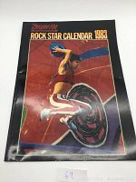Cover of the 1983 Chum FM Rock Star Calendar showing a musician jumping mid-air.