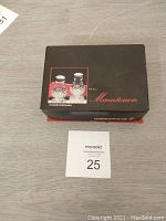 Cristal d'Arques Maîntenon salt and pepper shakers in original black box with red interior.