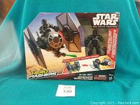 Front view of boxed Star Wars Hero Mashers toy including TIE Fighter and figure, new in box