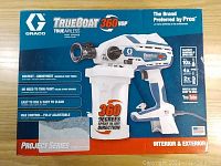 Front of original retail box showing model name, brand logo, and key selling points