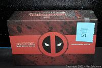 Front view of the Lootcrate Deadpool Merc with a Mouth box showing the logo and collection name.