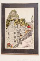 Frontal view of the framed print showing the image and frame.