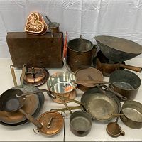 All items arranged on white backdrop showing assortment