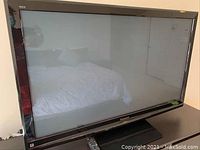 Front view of the Panasonic 50 inch TV showing screen and bezel