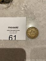 Front side of 1925 Denmark 2 Kroner coin showing '2 KRONER DANMARK' and a crown emblem