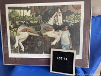 Framed print 'Guelph Carousel' by Ken Danby showing the full artwork with matting and framing.