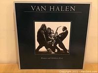 Van Halen "Women and Children First" LP record front cover photo