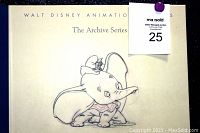 Front cover photo showing the title Walt Disney Animation Studios The Archive Series with a sketch of Dumbo and mouse Timothy Q. Mouse.