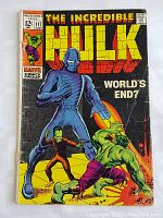 Full front cover of The Incredible Hulk comic issue 117 showing cover artwork and title