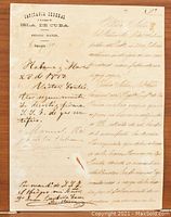 Front page of the 1888 manuscript with printed header from Capitán General Isla de Cuba Estado Mayor and handwritten Spanish text including signatures.