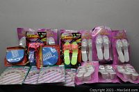 Photo of all dress up items laid out showing spoons, headbands, and accessories