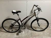 Full side view showing overall bicycle condition, frame color and wheels