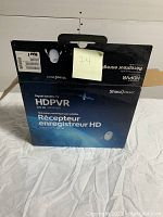 Original Shaw Direct HDPVR box showing Motorola HDPVR 630 model and branding