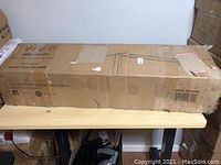 Exterior of cardboard box with VIVO branding and model information