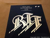 Black box set cover with silver text "Return to Forever Live" and stylized RTF lettering.