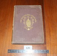 Front cover of the hardcover book showing embossed and gold stamped text and design indicating the title and date range January to June 1867.