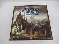 Closed game box with cover artwork and title 'A Game of Thrones The Board Game Second Edition'
