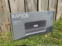 Closed Kaption Audio box showing 400W RMS and model details