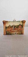 Front view of the clay wall decor depicting Florence city panorama with detailed textures and colors.
