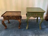 Both tables side by side on floor.