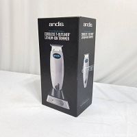 Original retail packaging: Andis Professional Cordless T-Outliner Lithium-Ion trimmer box