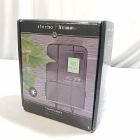 Box of Sterno Home transformer showing the product image and labeling.