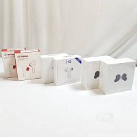 Photo of all six boxed wireless earbud sets: 2 Boltune BT-BH020, 2 i12 TWS, and 2 Tranya T10