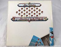 Front cover of the Max Webster 'A Million Vacations' vinyl LP album showing the album art design and title.