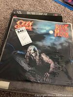 Ozzy Osbourne 'Bark at the Moon' vinyl LP in clear protective sleeve
