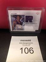 2002-03 Upper Deck Honor Roll Amare Stoudemire rookie card in plastic protective case.