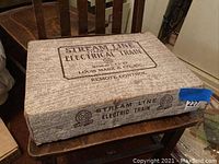 Original closed box labeled 'Stream Line Electric Train Louis Marx & Co., Inc.'