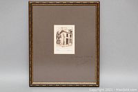 Overall view of the framed limited edition print depicting the artwork and frame condition